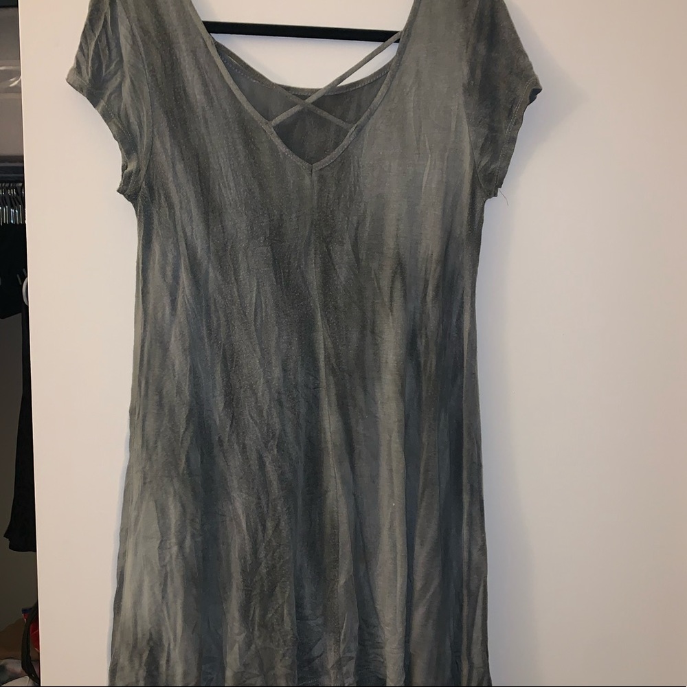 Camo green comfy dress
